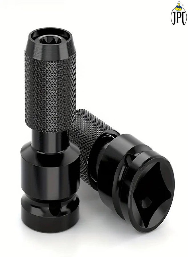 JPT حامل لقم مفك سريع الفك من JPT، محول من محرك مربع 1/2 بوصة إلى مقبس سداسي 1/4 بوصة، محول سريع الفك لمفتاح ربط الصدمات - Image 2